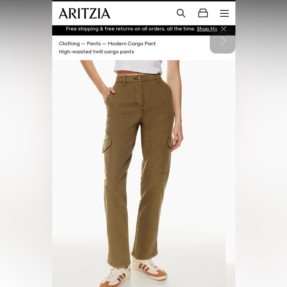 Aritzia Modern Cargo Pant